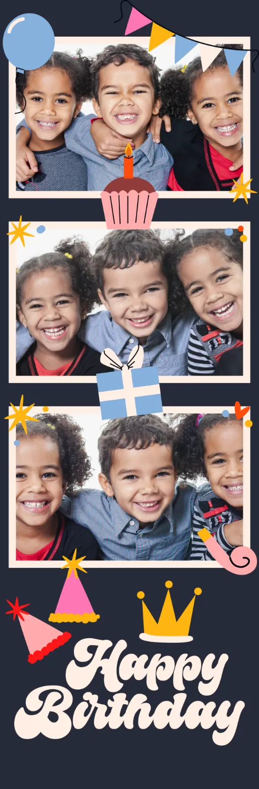 Photostrip Birthday